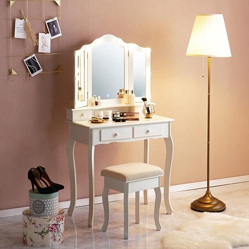 さくら 【ドレッサーの方】ドレッサー+椅子セット さくら 【ドレッサー