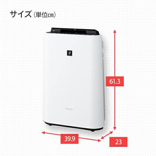 ○シャープ 加湿空気清浄機 プラズマクラスター7000 KC-40TH7-W 花粉