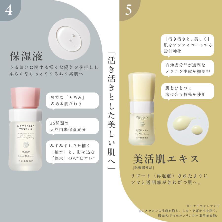 ギフトラッピング】ドモホルンリンクル 8点ハーフセット 約30日分