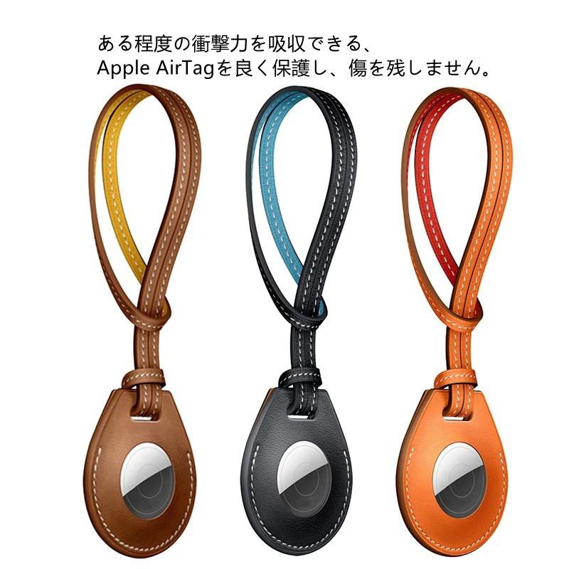 エアタグ ケース 本革 ブランド エアタグカバー AirTag キーホルダー