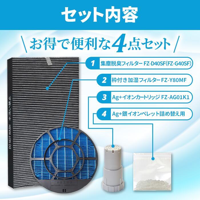 プラズマクラスター シャープ加湿空気清浄機 交換用フィルター セット