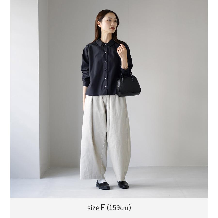 mizuiroind（ミズイロインド） ダブルカラー シャツ / レディース