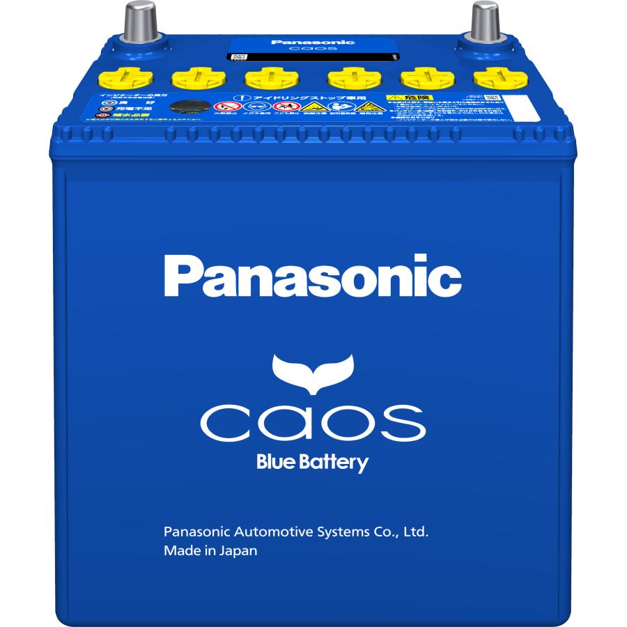 パナソニック 大容量 バッテリー カオス アイドリングストップ車用 減