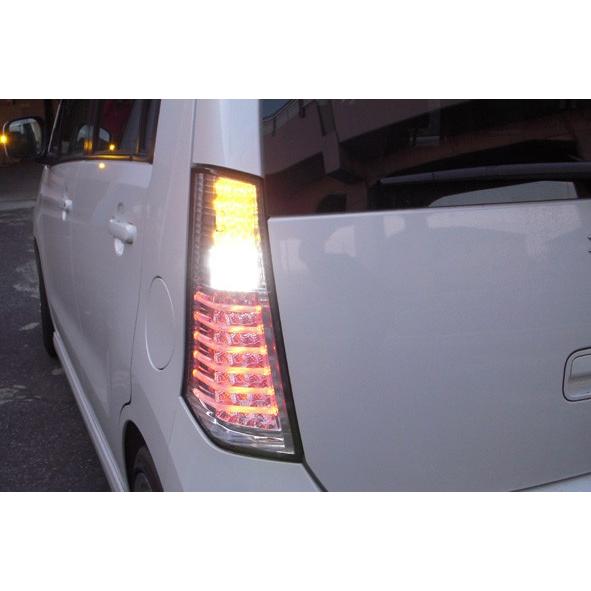 ワゴンR LEDテール MH23S H20/9-H24/9 チューブフルLEDテール スモーク