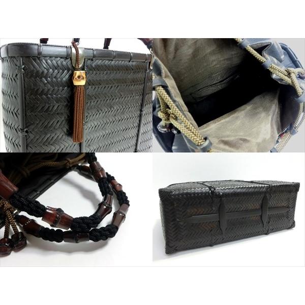 公長齋小菅 こうちょうさいこすが 網代 竹籠バッグ : DANDELION