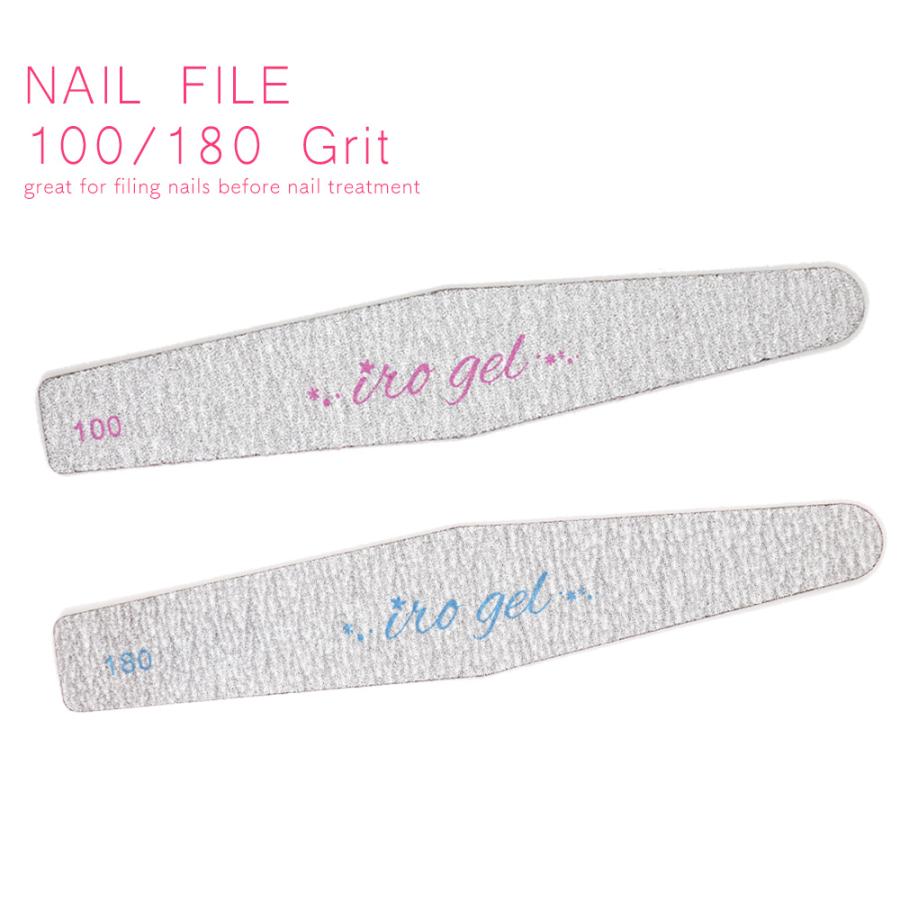 ネコポス送料無料]ネイルツール ゼブラファイル 選べる2種 [100G/180G