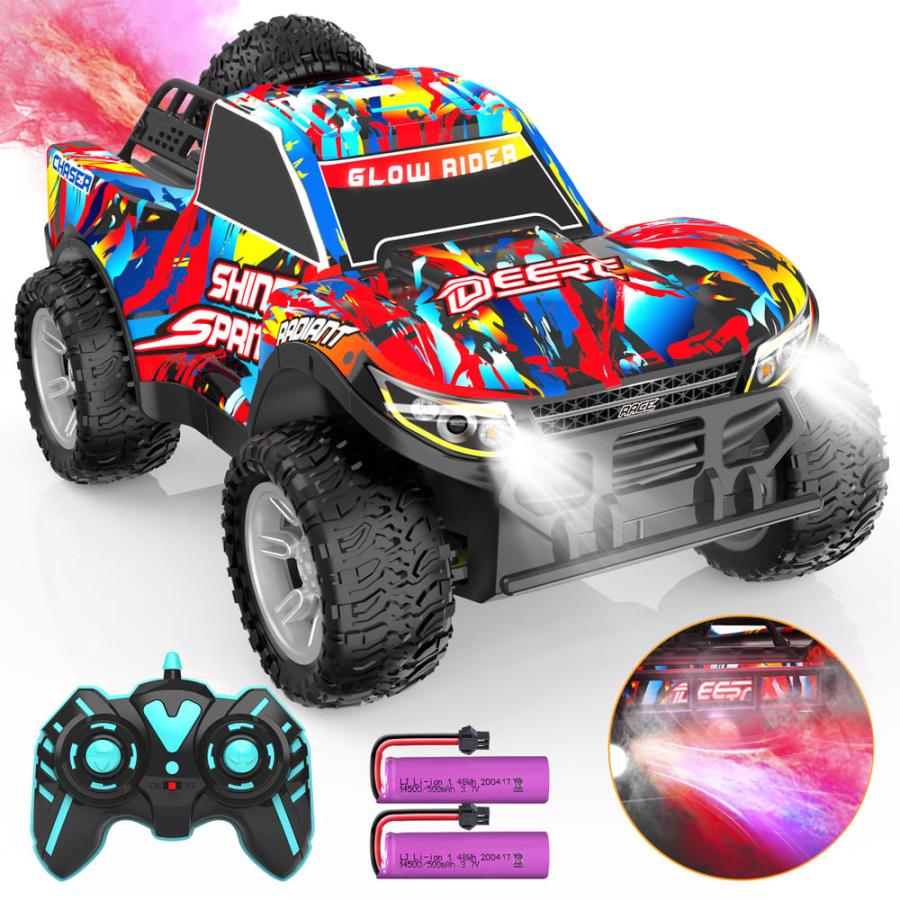 DEERC ラジコンカー 子供向け オフロード 車 ドリフト 初心者向け 充電