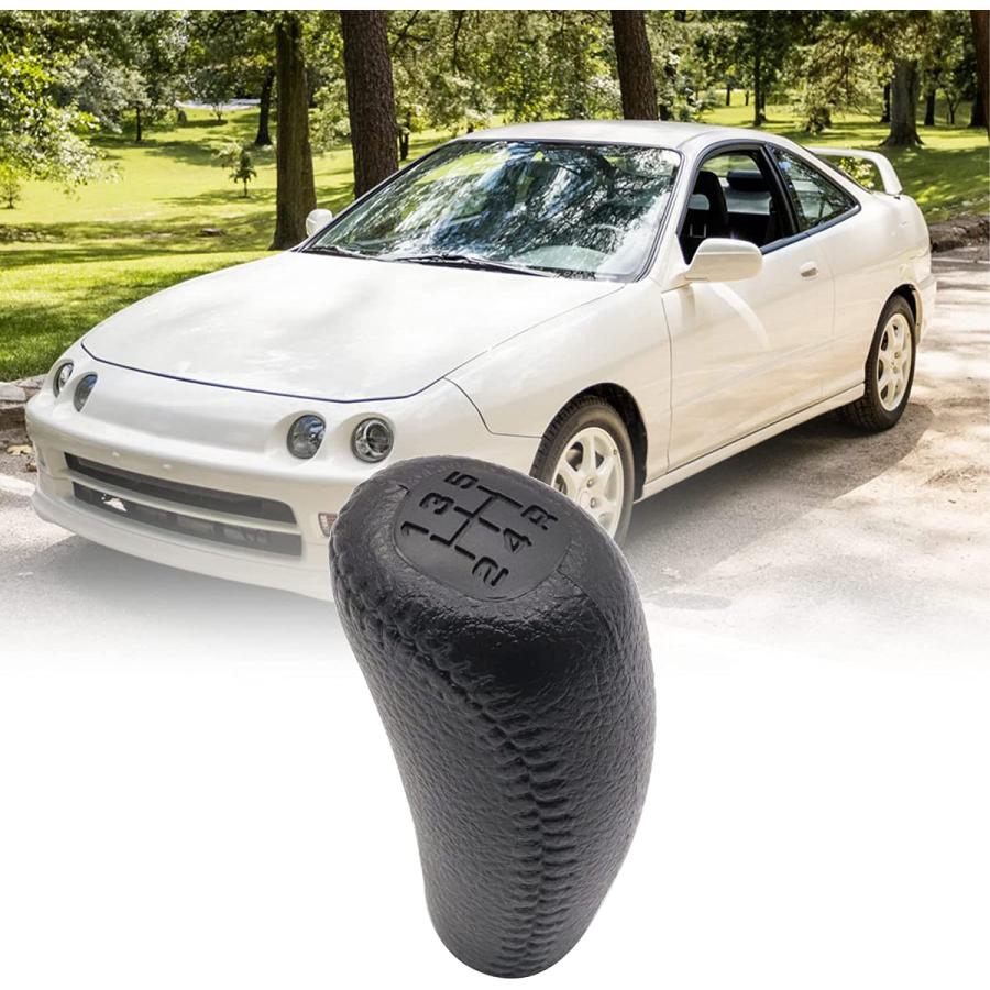 並行輸入品】 XQSMWF 5速レザーギアシフトノブ ホンダ 1994-01