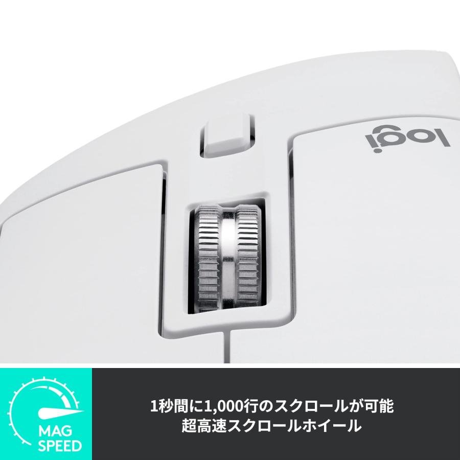 ロジテック Logitech Mx Master 3s Pale Gray ワイヤレス マウス 静音