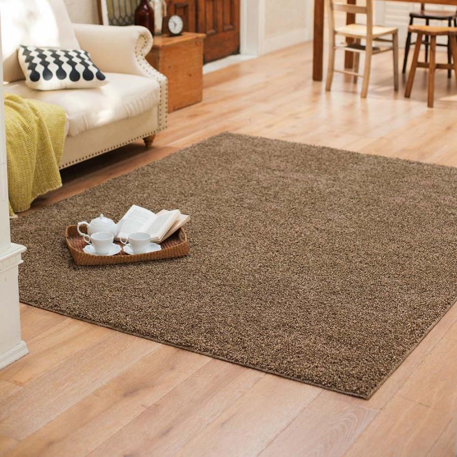 dinos（ディノス） ≪約130×190cm≫ 防ダニミックスシャギーラグ