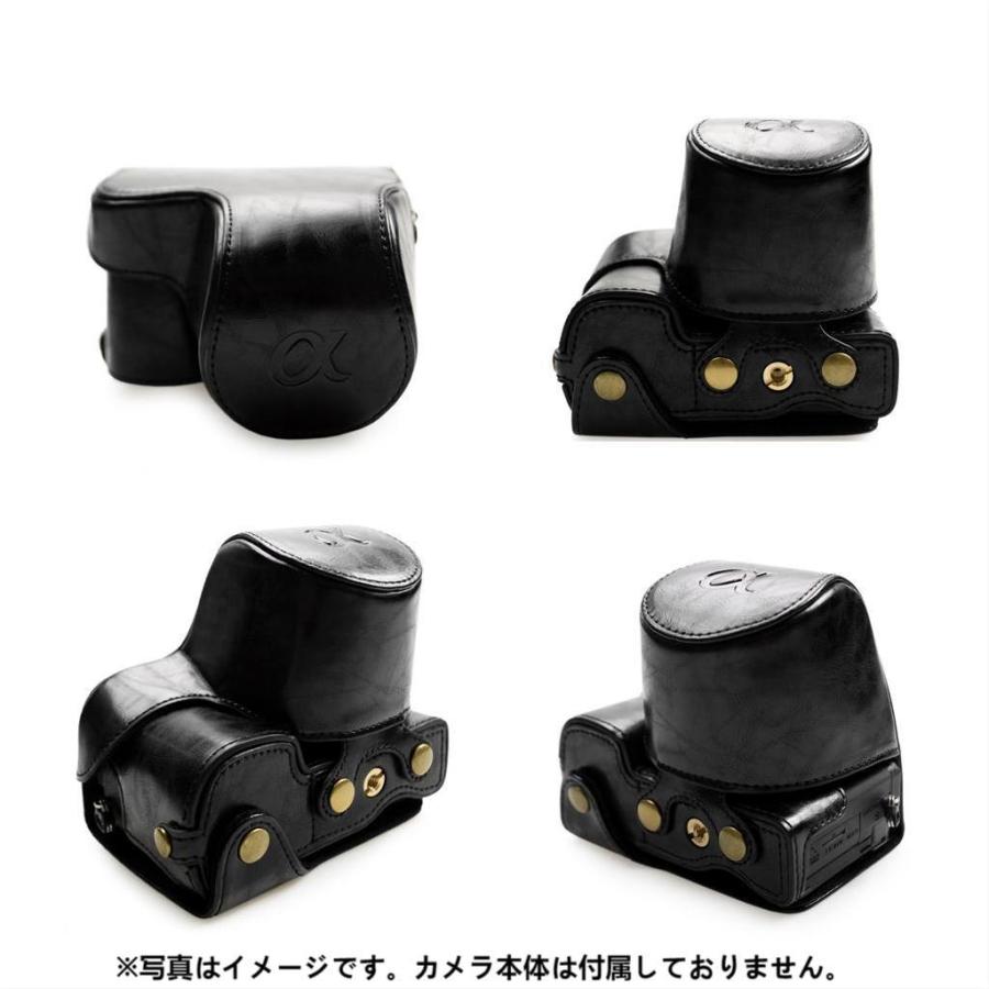 SONY ソニー A6400 A6100専用カメラケース 16-50 mmレンズ対応 PU
