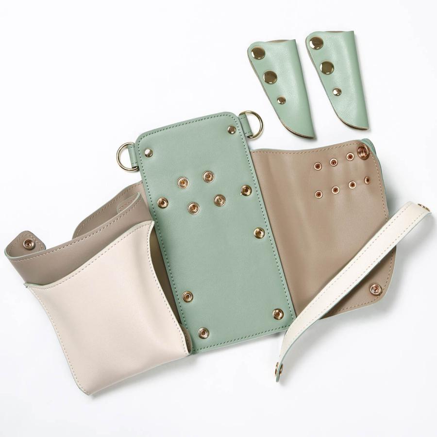 DEEDS シザーケース 美容師 LuxuryStyle シエーナ チェーン付き