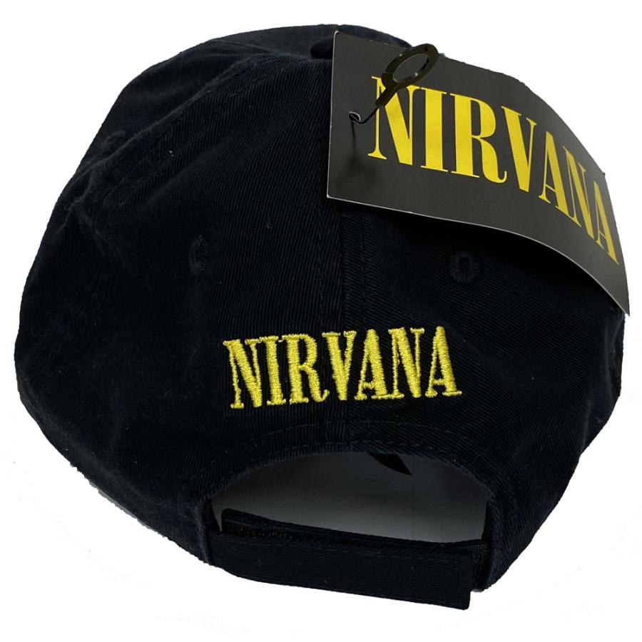 ニルヴァーナ・NIRVANA ・HAPPY FACE・ベースボールキャップ