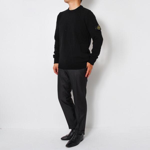 STONE ISLAND（ストーン アイランド） ミドルゲージ ラムウール クルー
