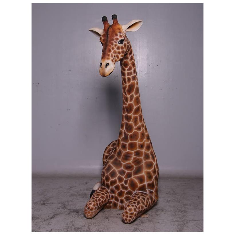 アニマルビッグフィギュアシリーズ【すわるキリン】（等身大フィギュア