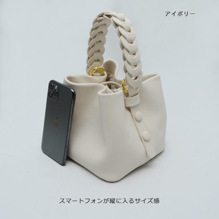 本革 バッグ レディース ショルダーバッグ 小さめ 2way バケツ型