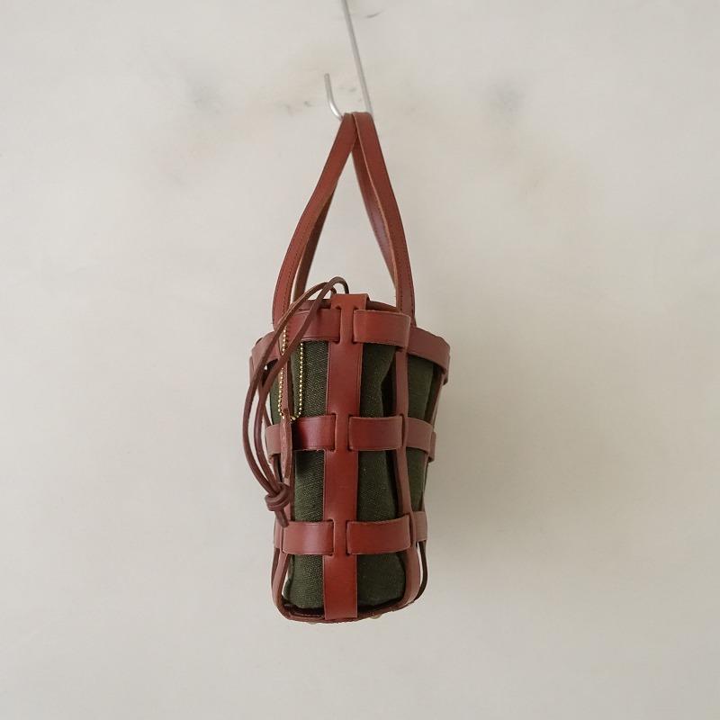 Just Campagne（ジュストカンパーニュ） *Vallee レザーバスケット