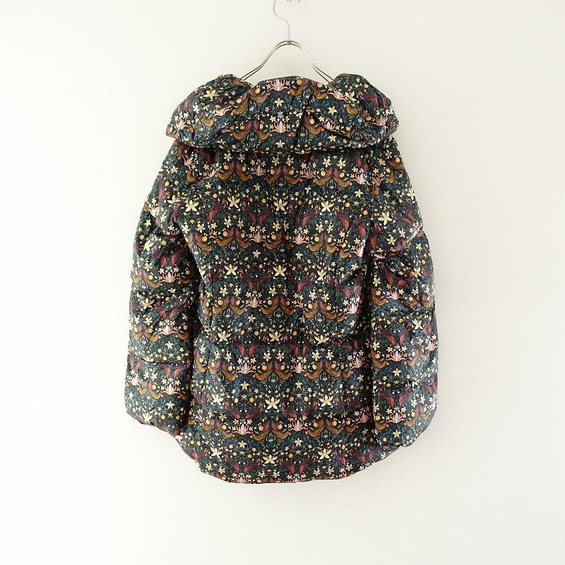 サヴォア Savoir *LIBERTY いちご泥棒ダウンコート*Mリバティプリント