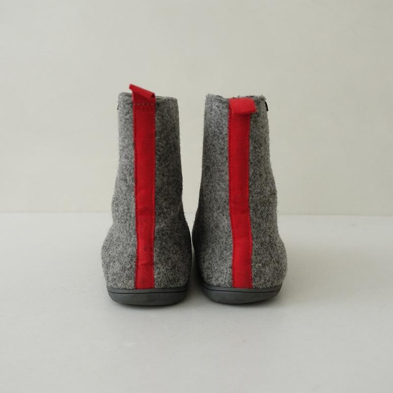 カンペール CAMPER *Wabi GORE-TEX フェルトブーツ 37/23.5*グレー靴