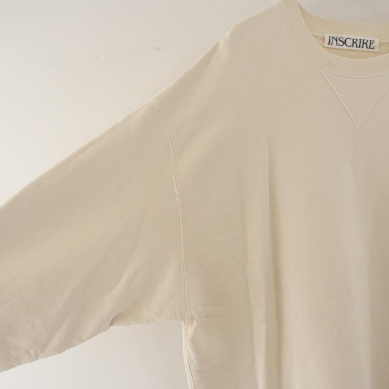 INSCRIRE（アンスクリア） *スウェットプルオーバー*オーバーサイズ