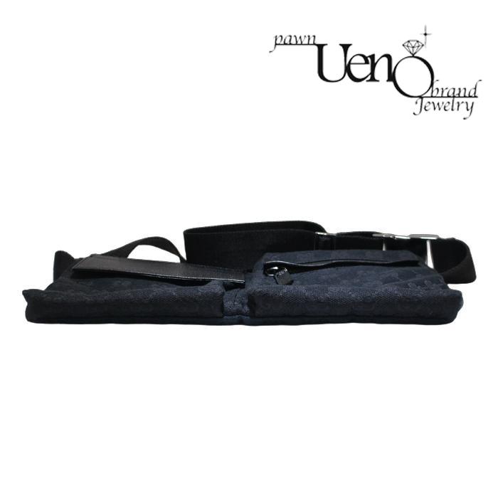 GGキャンバス 【質屋】送料無料！GUCCI グッチ ウエストポーチ 2WAY GG