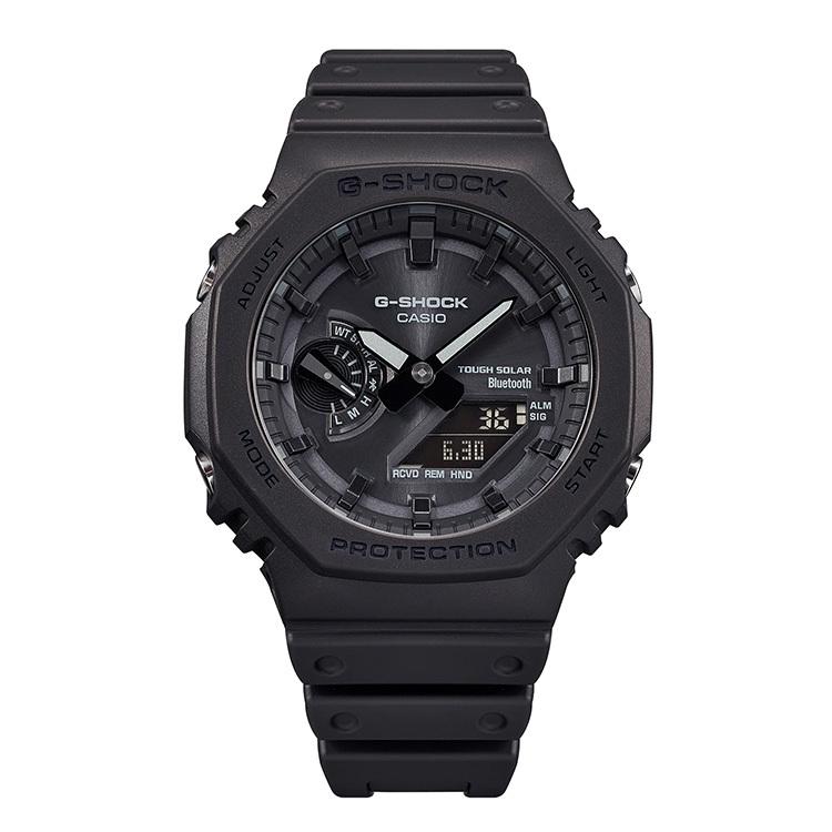 G-SHOCK Gショック 八角形 スマホリンク タフソーラー オールブラック