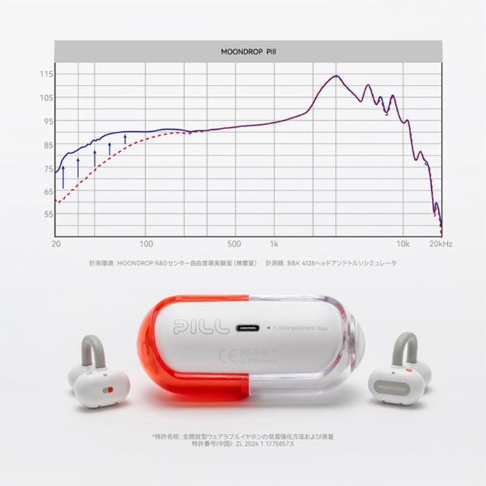 水月雨 水月雨(MOONDROP) Pill ミュージックカプセル ブラック
