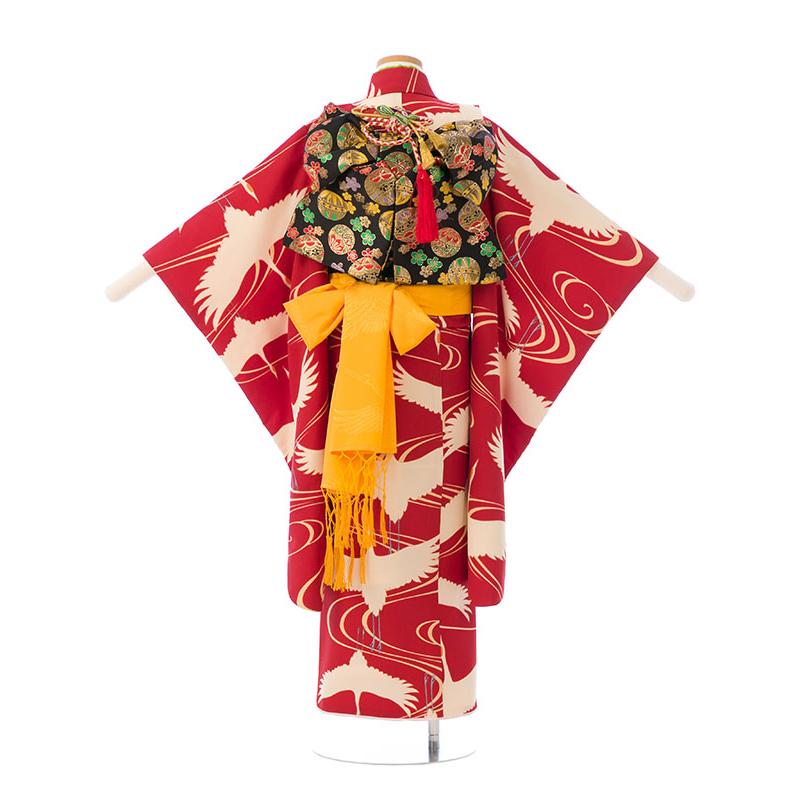 七五三 着物 7歳 フルセット 簡単な着付け方マニュアル付