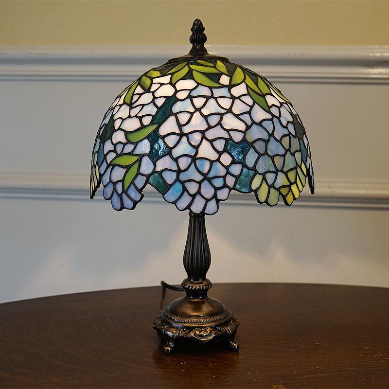 ステンドグラス ランプ 藤 フジの花 Wisteria 限定品 シリアルナンバー