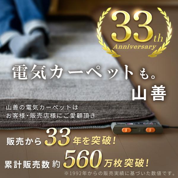 山善（YAMAZEN） ホットカーペット 3畳 本体 電気カーペット 3畳 本体