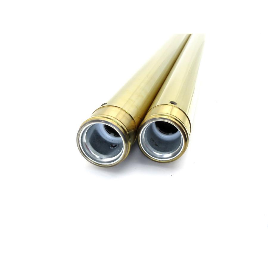 新品フロントフォーク インナーチューブ 1台分 GL ゴールドメッキ