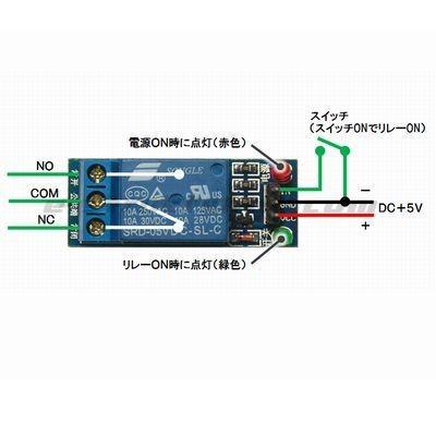 送料無料】 1CH リレー モジュール （5V） リレー スイッチ 1C
