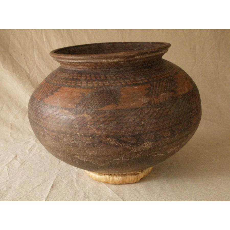 特別出品 貴重 紀元前2000年前 アンダーソン土器 彩陶双耳付壷 大壷