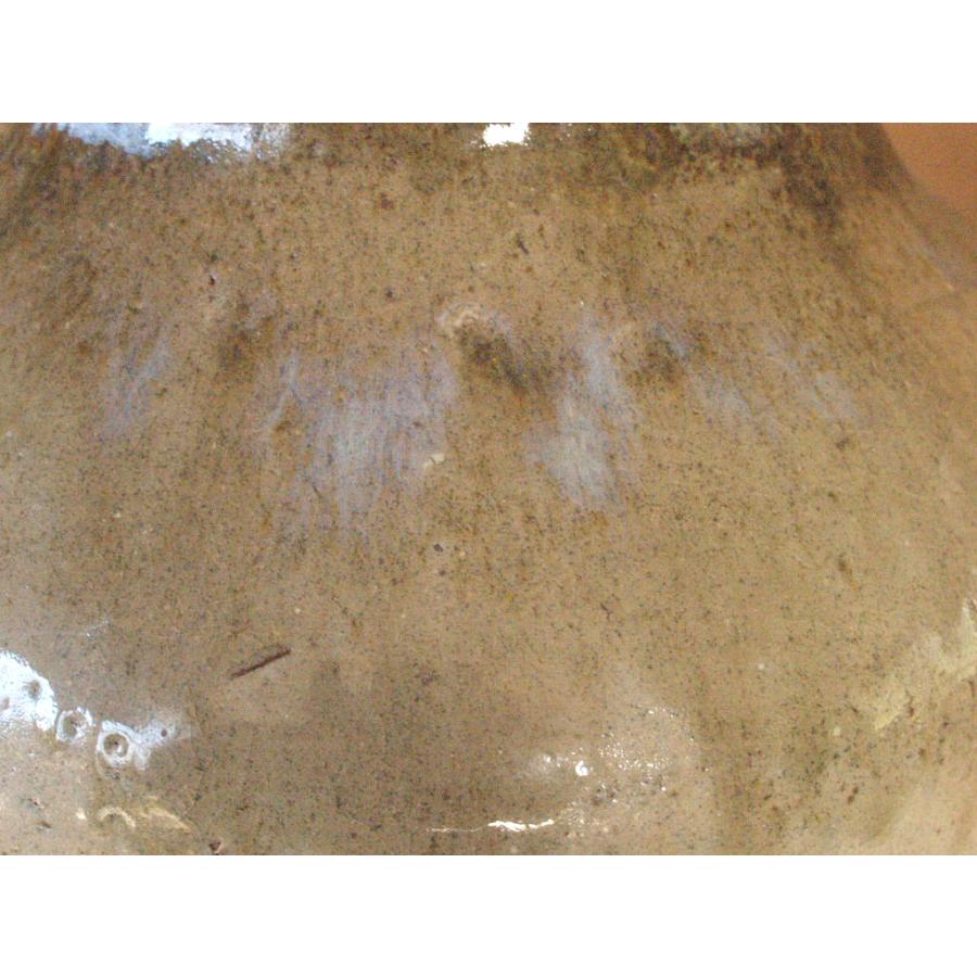 常滑焼 名工 澤田重治作 常滑経塚壷31cm 紐造り 不識壺 常滑市指定