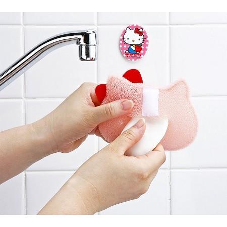 ハローキティの石けん入れスポンジ 2個組 HELLO KITTY 石けん入れ 洗面