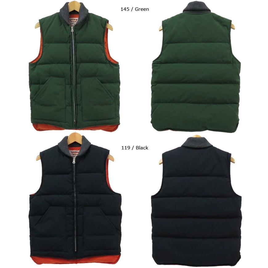SUGAR CANE シュガーケーン COATED NYLON GOOSE DOWN VEST ダウン