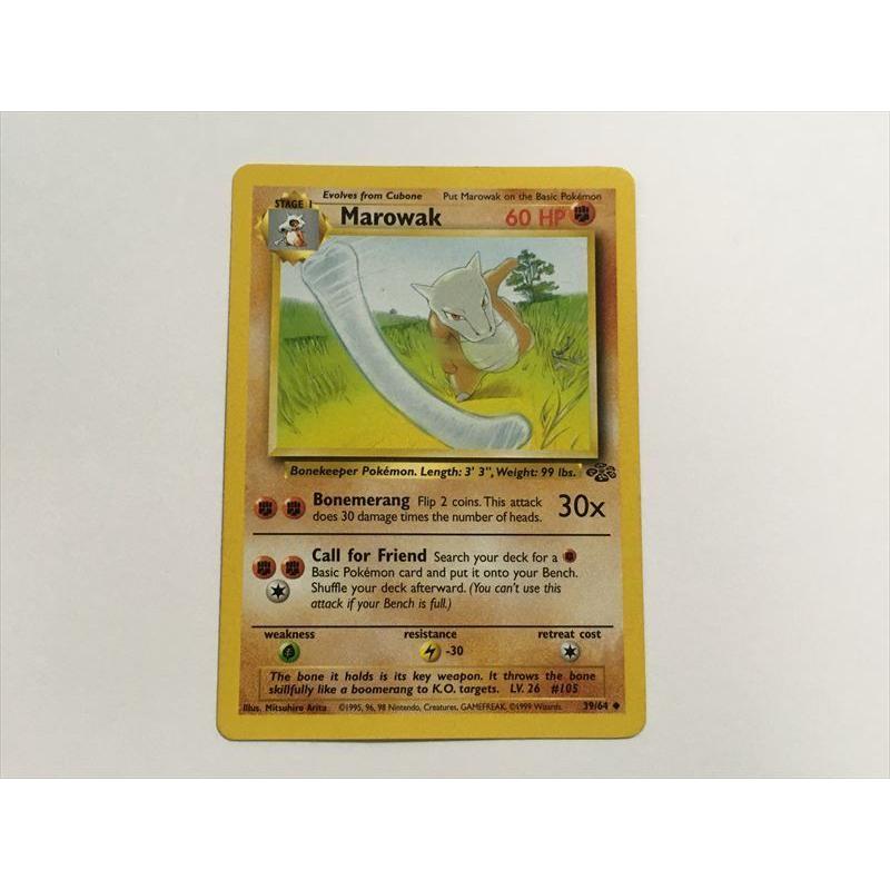 U89【ポケモン カード】 英語版 海外 Marowak ガラガラ 39/64 旧裏面