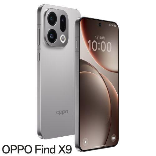 OPPO(オッポ) OPPO Find X9 6.6型 16GB/512GB チタニウムグレー SIM