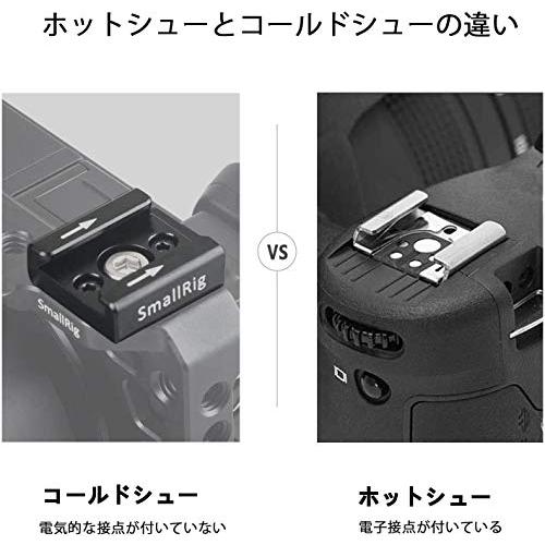 SmallRig コールドシューマウント コールドシューアダプター 2個入り
