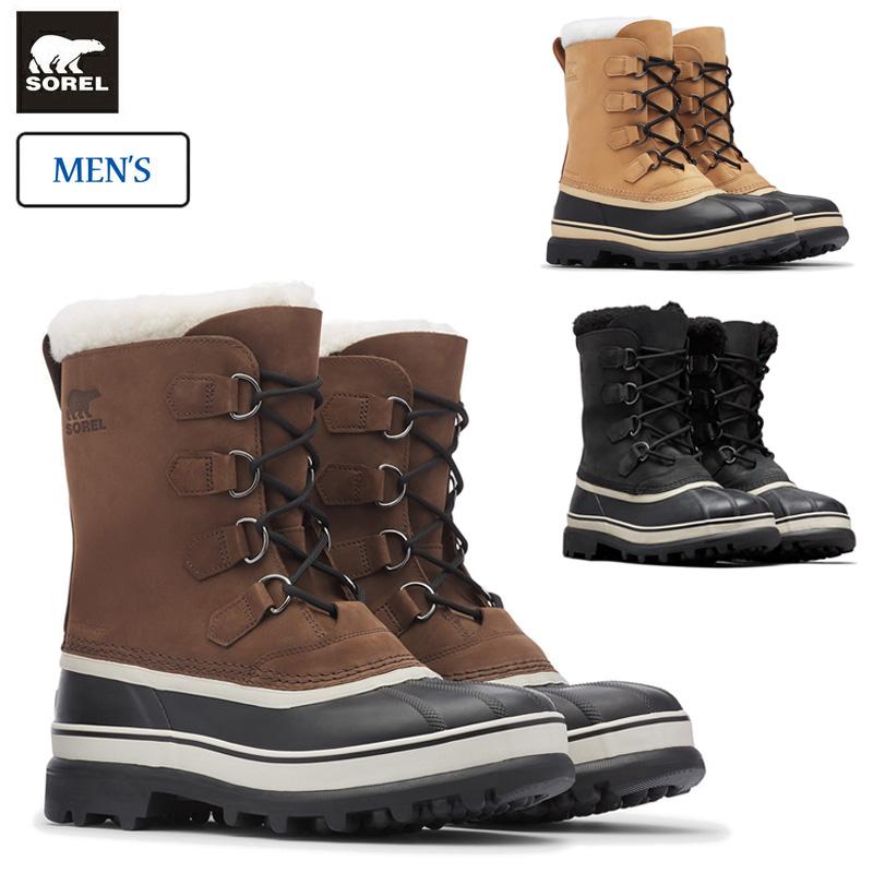 カリブー ソレル ウォータープルーフ メンズ スノーブーツ ウィンター