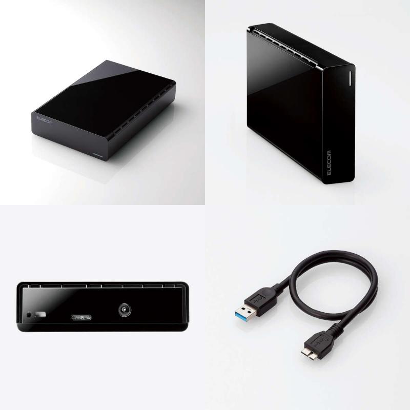 ELECOM（エレコム） ELECOM 4TB Desktop Drive USB 3.2 Gen1 TV向け外
