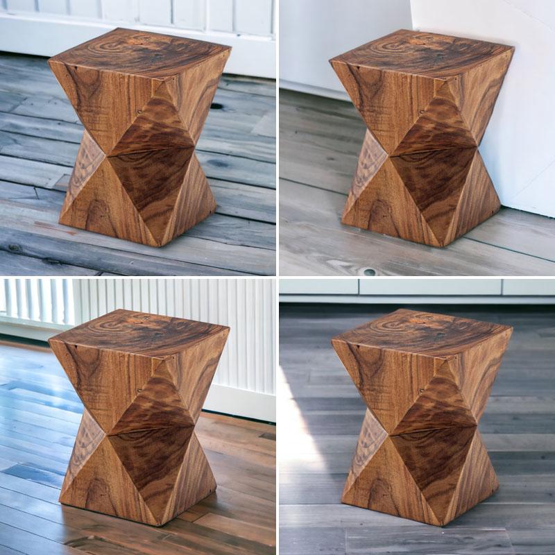 サイドテーブル スツール おしゃれ スクエア ディスプレイスタンド