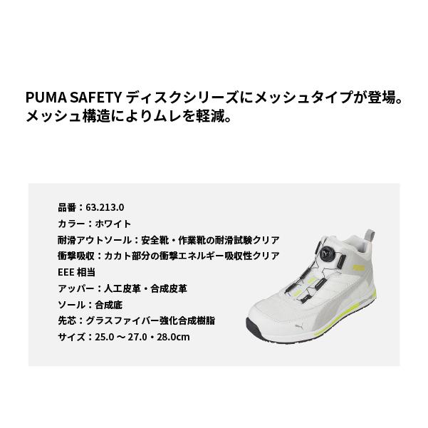 PUMA（プーマ） [ポイント10倍] [2024 SS 新作] 安全靴 No.63.213.0