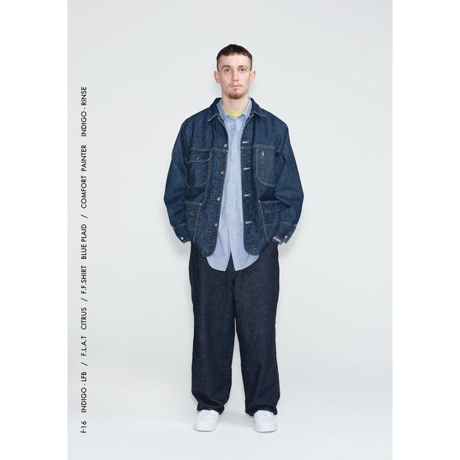 オー O-（オー）COMFORT PAINTER - Indigo LFB (Light Fade Bio