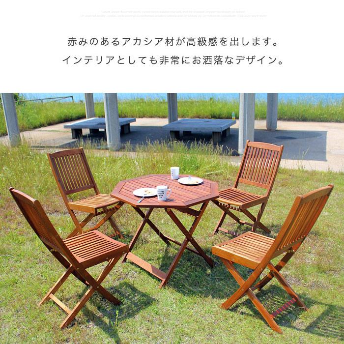 イケア（IKEA） ガーデン テーブル セット 90幅 ガーデン5点セット