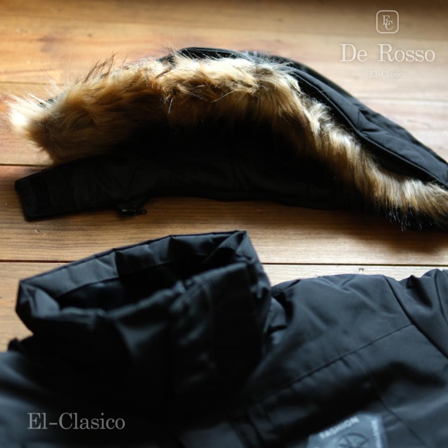 新品*De Rosso* Filling90% ダウンジャケット ブラック 黒 デロッソ