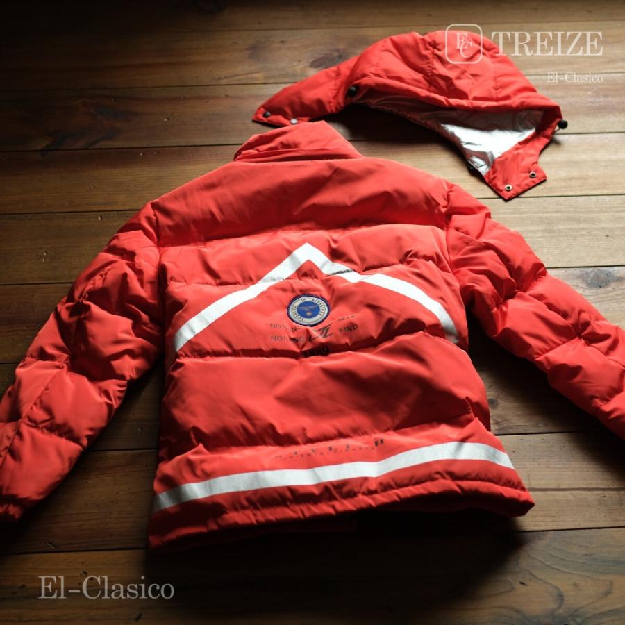 新品*フランス*-TREIZE-トレイズ* 白羽毛80% ミリタリー ダウン