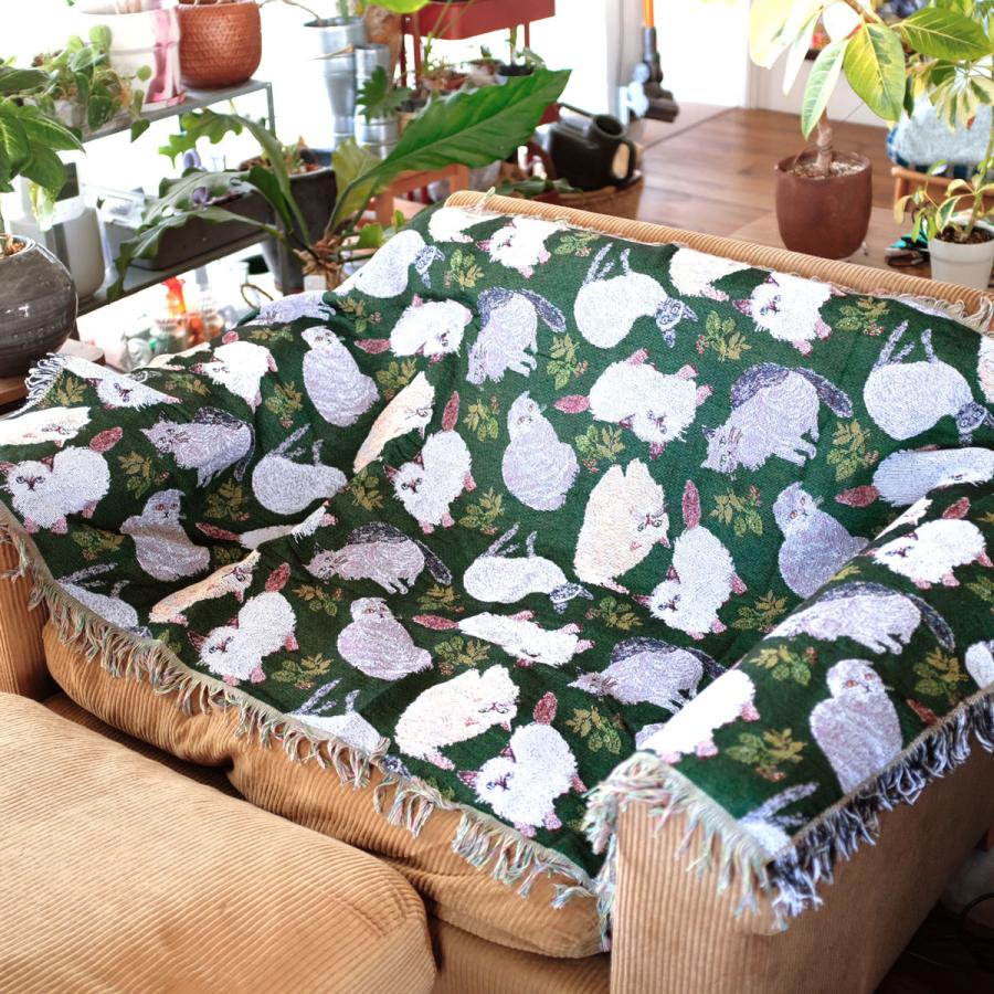 松尾ミユキ タペストリーラグ｜Tapestry rug ブランケット ラグ