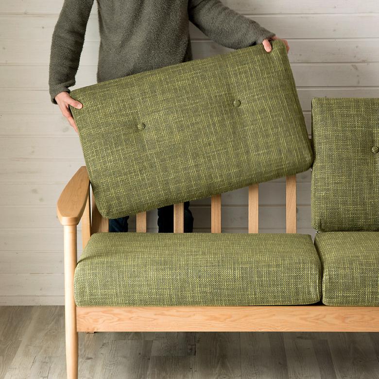 ソファ ソファー 3人掛け 天然木製 三人掛け 肘掛け ひじ掛け アーム