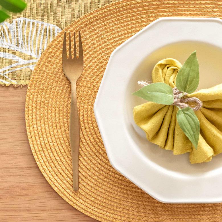 ELEMENTS ランチョンマット オーバル 4枚セット プレースマット